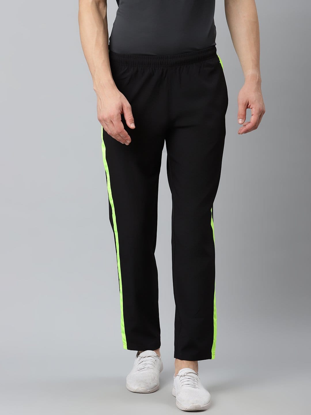 Alcis Men Black Solid Track Pants