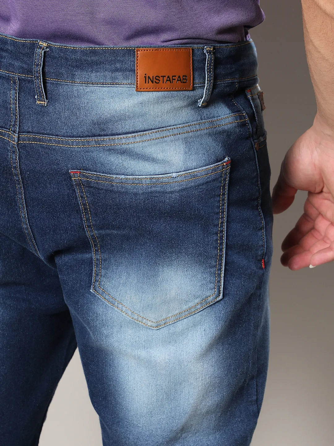 Solid Torn Stylish Denim Short