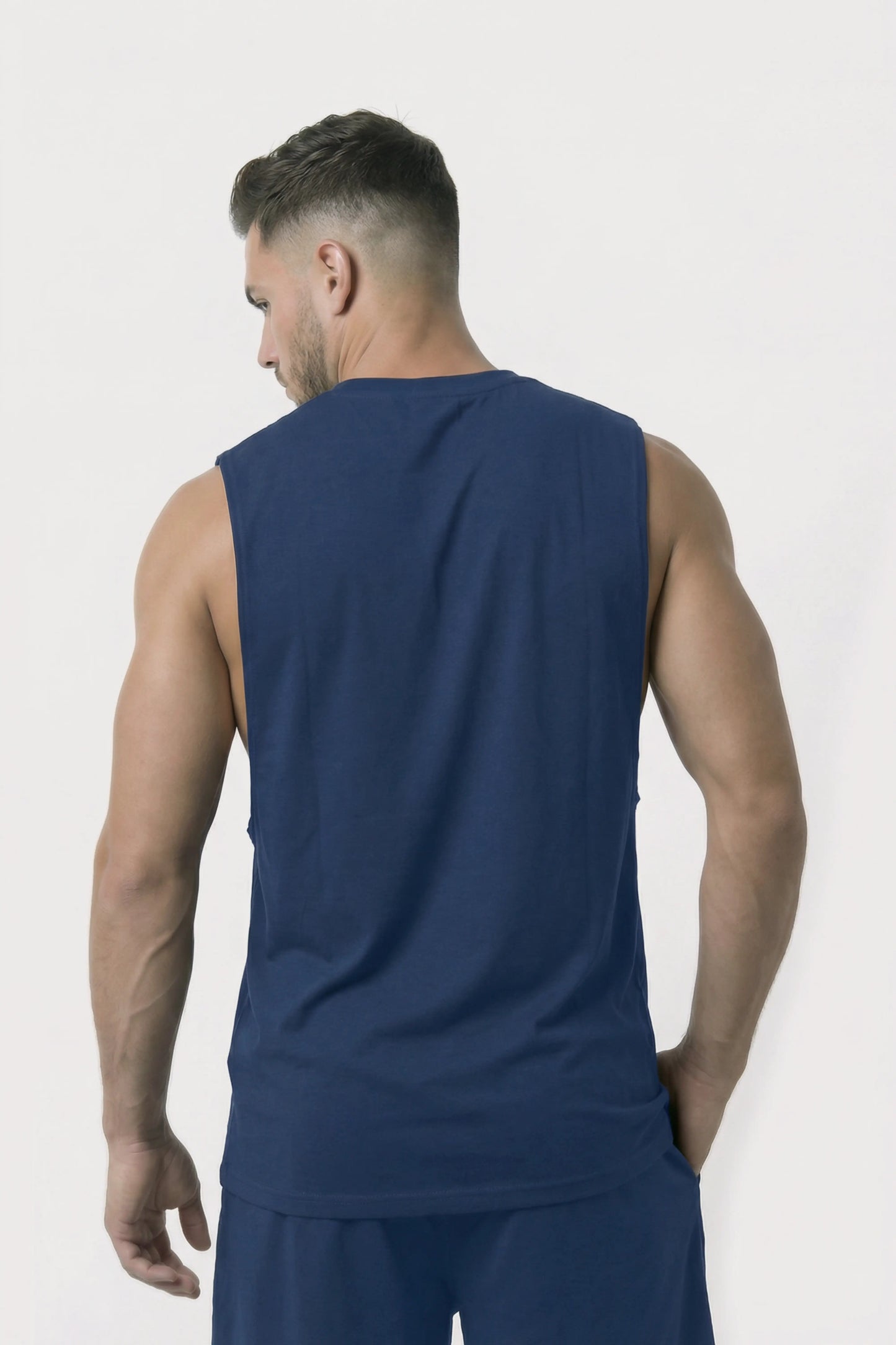 Men’s Blue loosefit bamboo cotton co-ord set