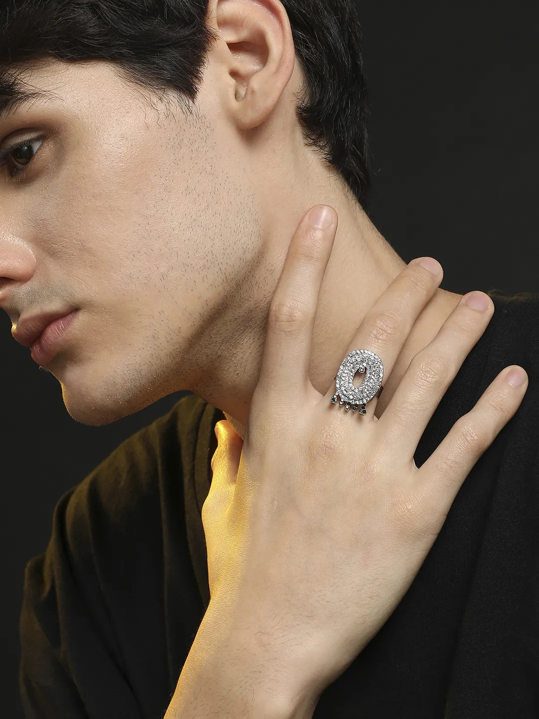 Bling O Alphabet Ring - Silver