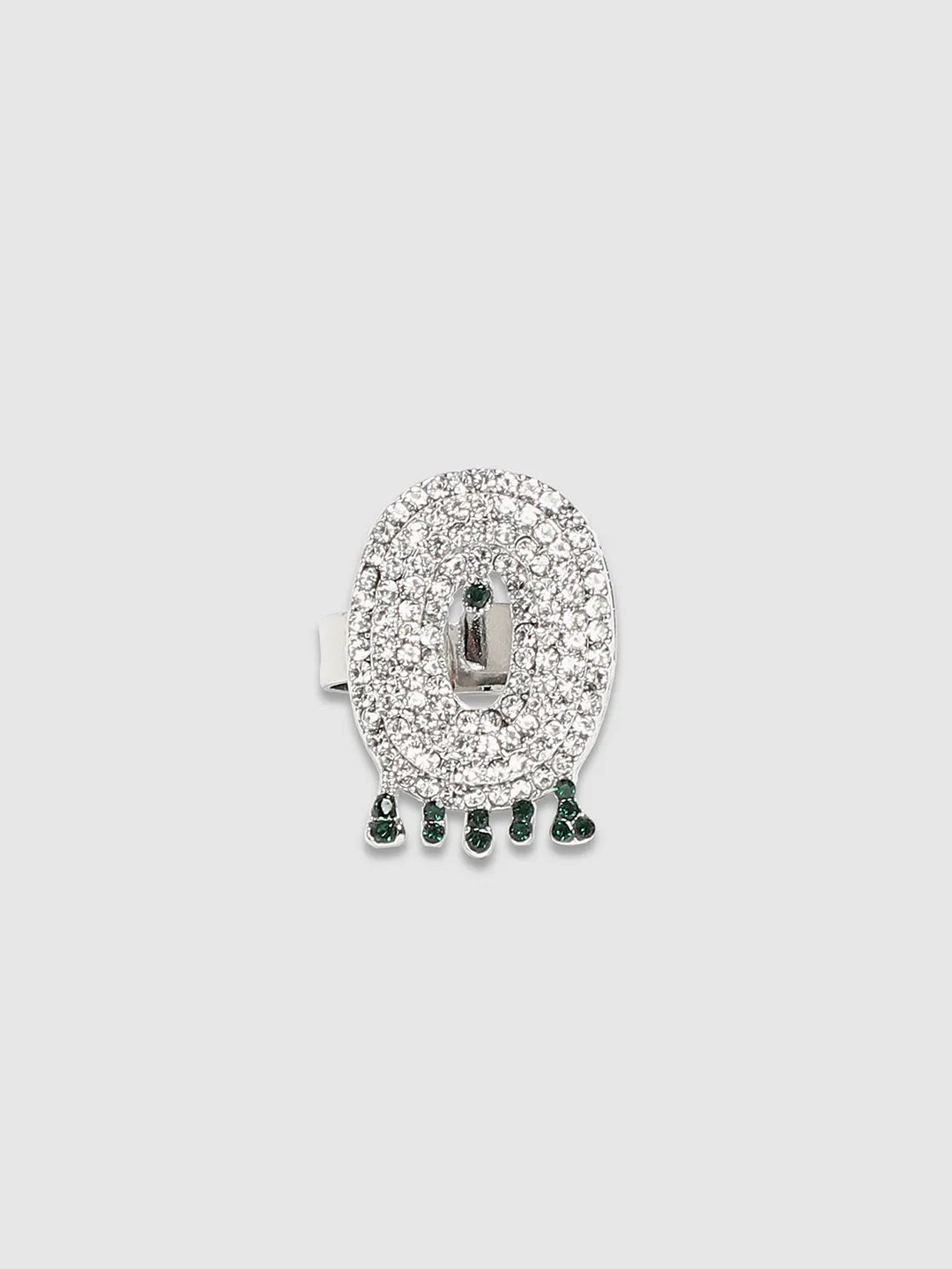 Bling O Alphabet Ring - Silver