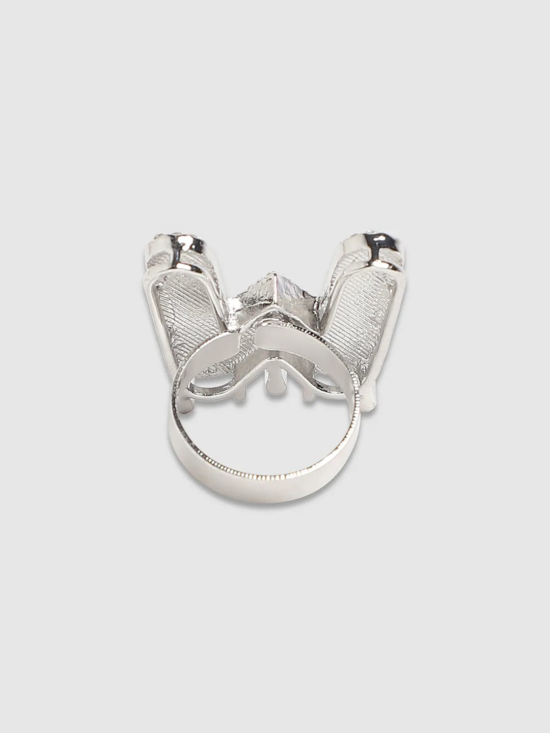 Mens-Bling-W-Alphabet-Ring-Silver