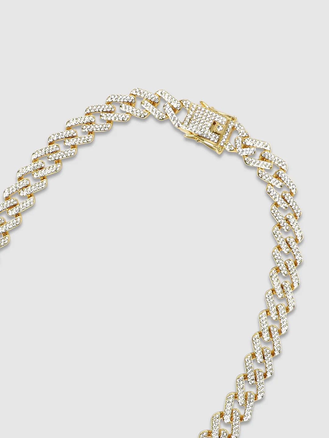 Mens-Embellished-Criss-Cross-Chain-Necklace-California-Gold