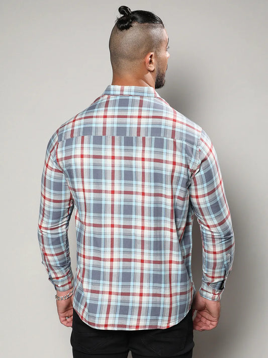 Multi-Color Checks Shirt