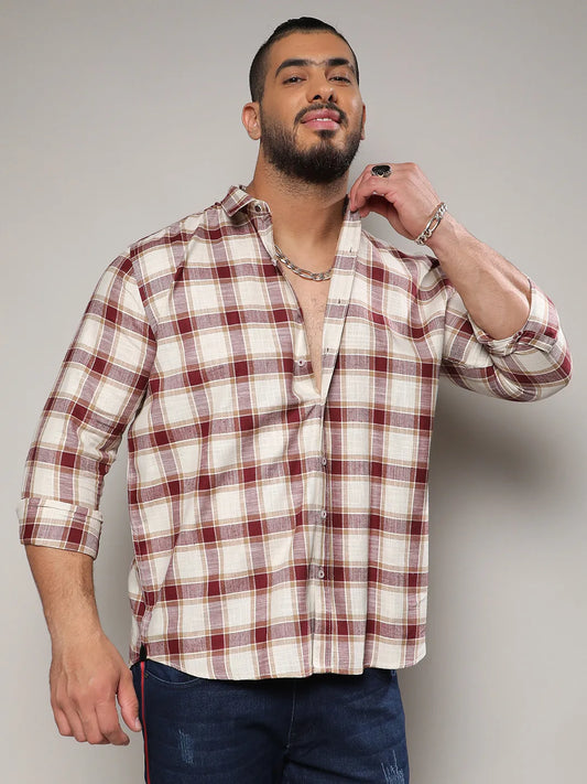 Multicolour Checkered Casual Shirt