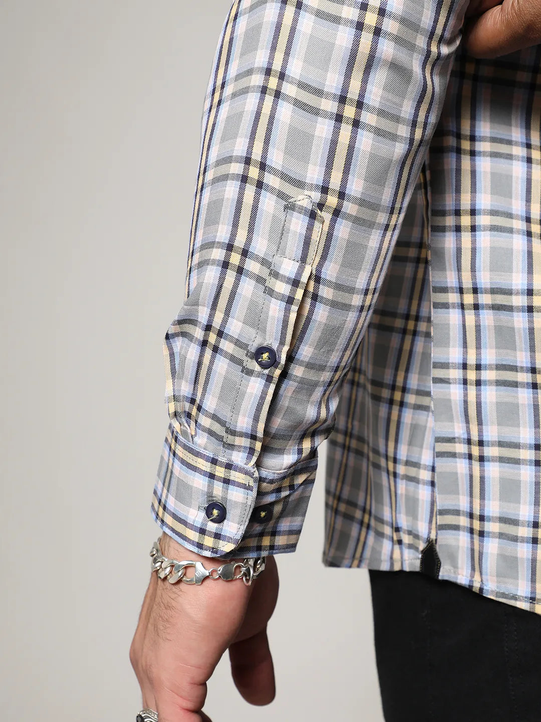 Multicolour Checkered Casual Shirt