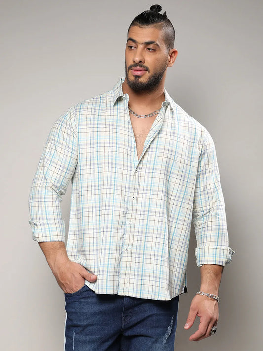 Multicolour Checkered Casual Shirt