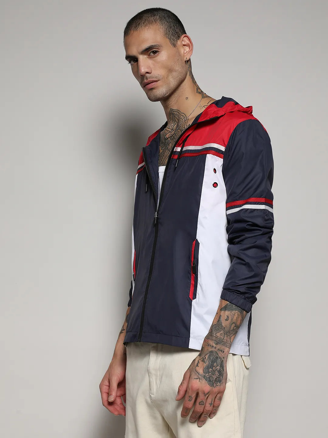 Zip-Front Jacket With Insert Pocket