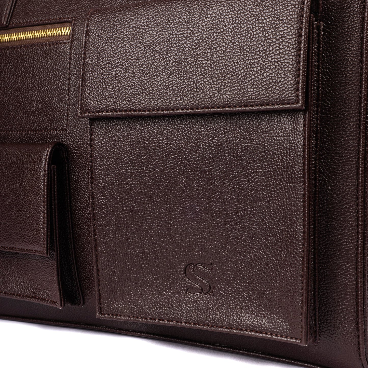 Mahogany Mystique Maison Élan Tote bag for 16" laptop