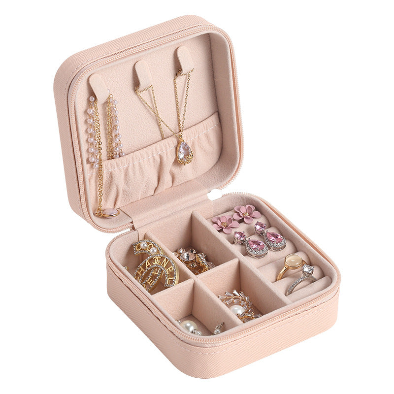 Travel Jewelry Organizer Case - Compact Storage Box for Rings, Earrings, and Necklaces Just Lil Things