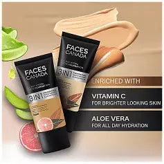 Faces Canada 3 IN 1 All Day Hydra Matte Foundation SPF-30 - 013 RICH IVORY