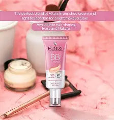 Ponds Spf 30 Pa++ Light BB+ Cream - Ivory 30 GRAM