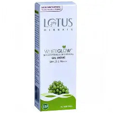 LOTUS HERBALS WHITEGLOW SKIN WHITENING & BRIGHTENING GEL CREAM SPF 25 PA+++ Moisturizer 15 g