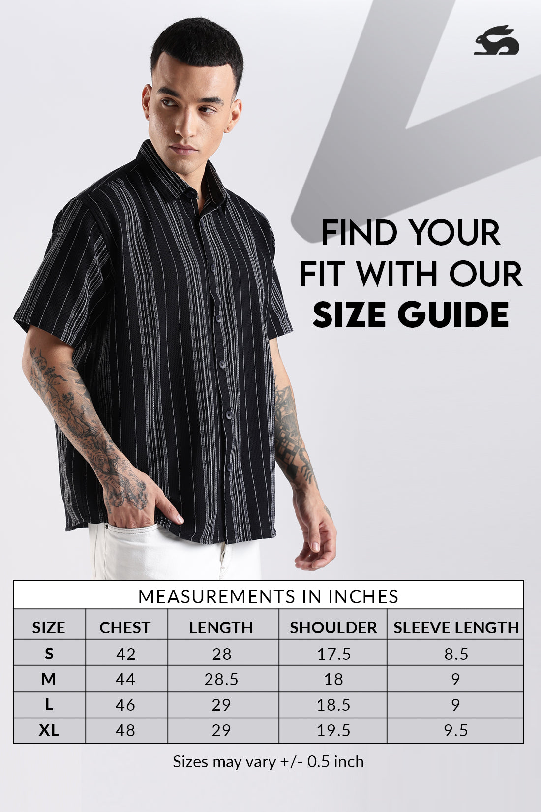 Vertical Striped Self Design Cotton Oversized Shirt