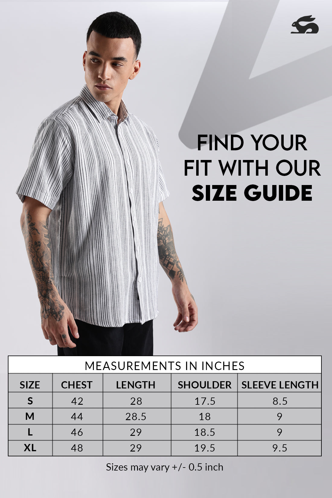 Vertical Striped Self Design Cotton Oversized Shirt