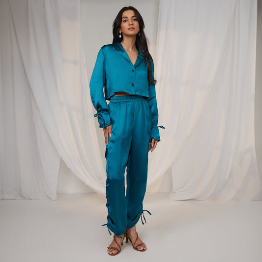 Drawstring Ruched Co-Ord Set