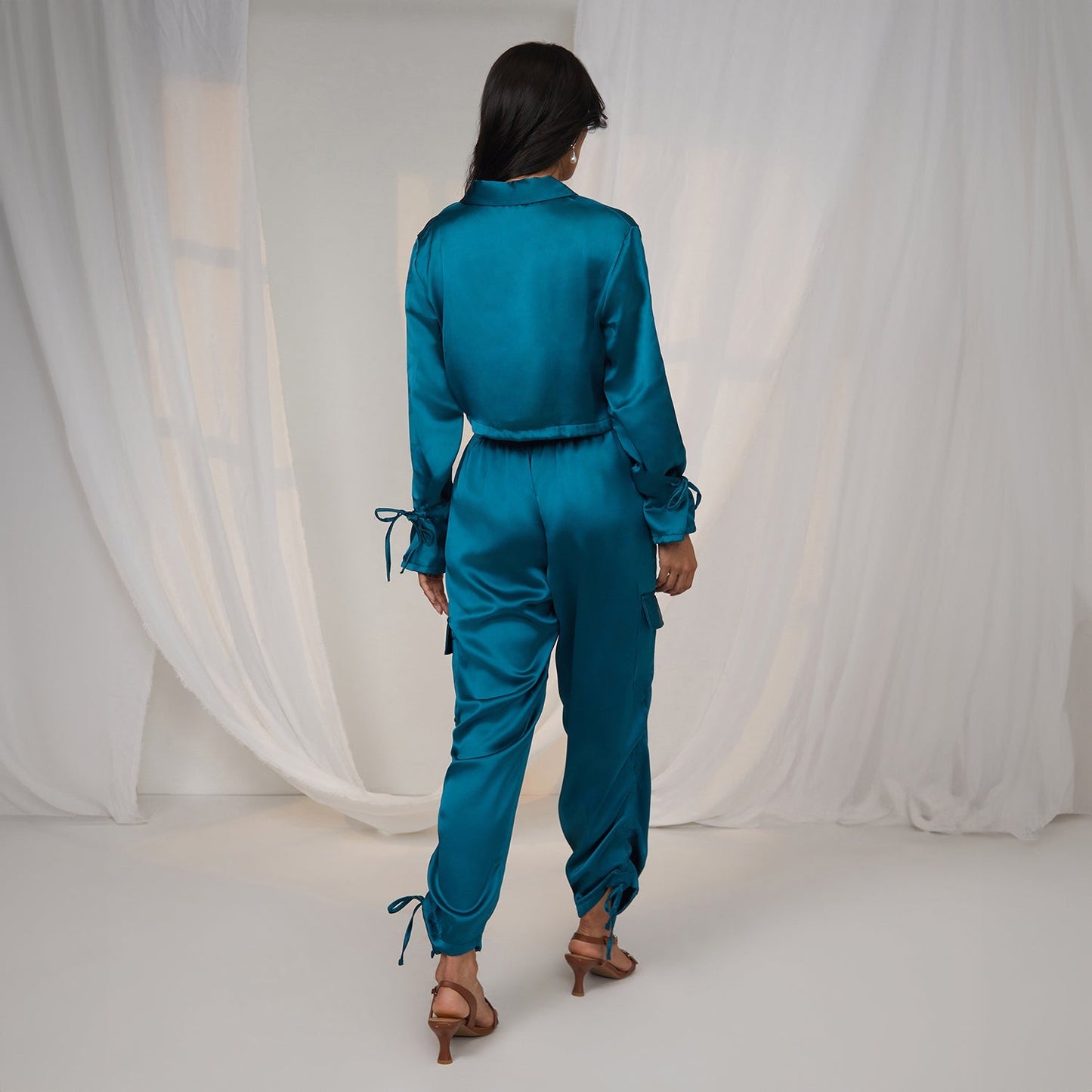 Drawstring Ruched Co-Ord Set