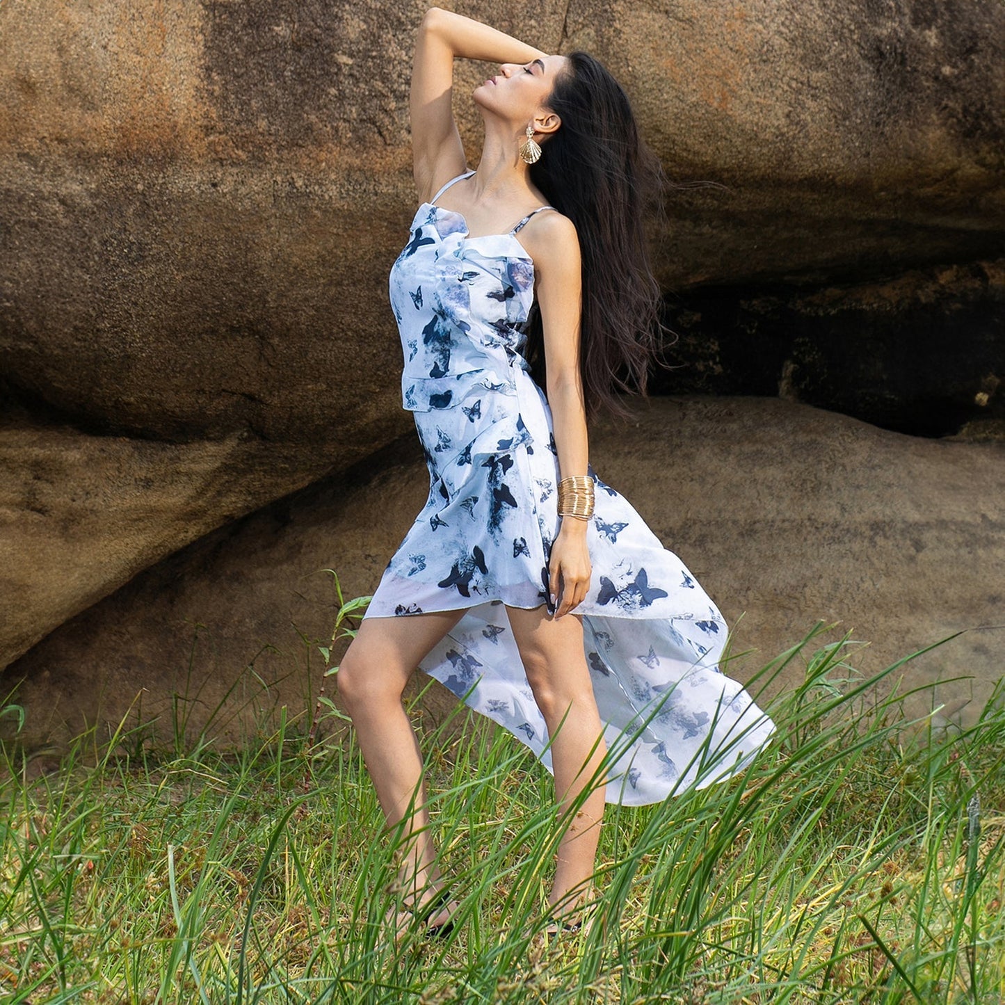 Blurry Butterfly Dress
