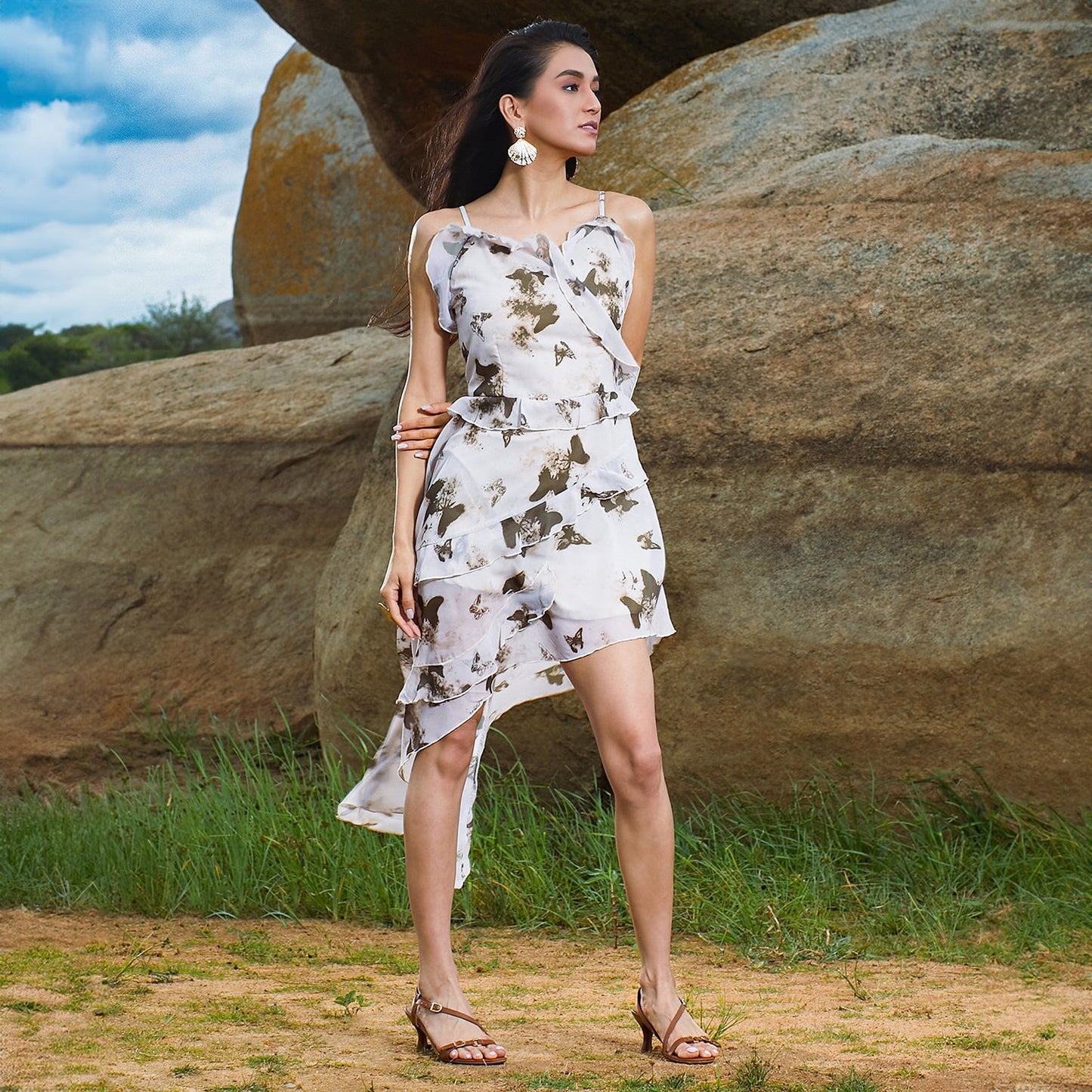Blurry Butterfly Dress