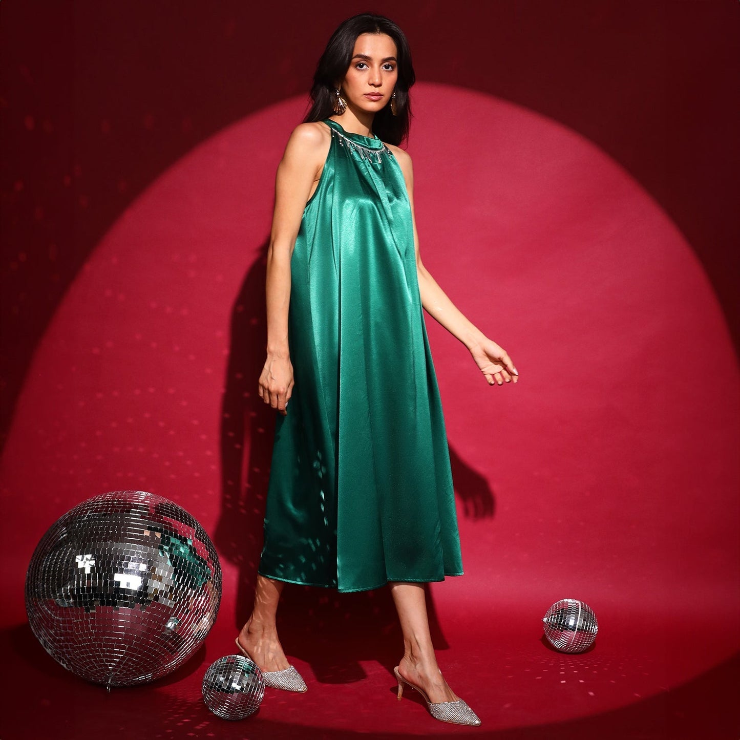 Halter Midi Dress