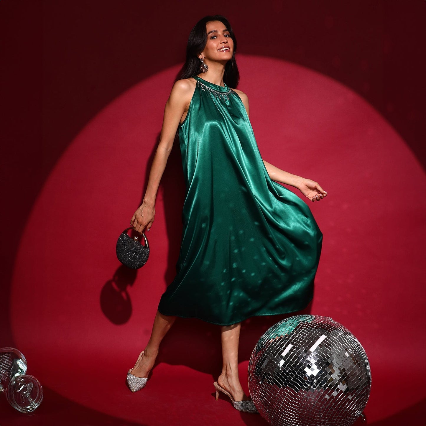 Halter Midi Dress