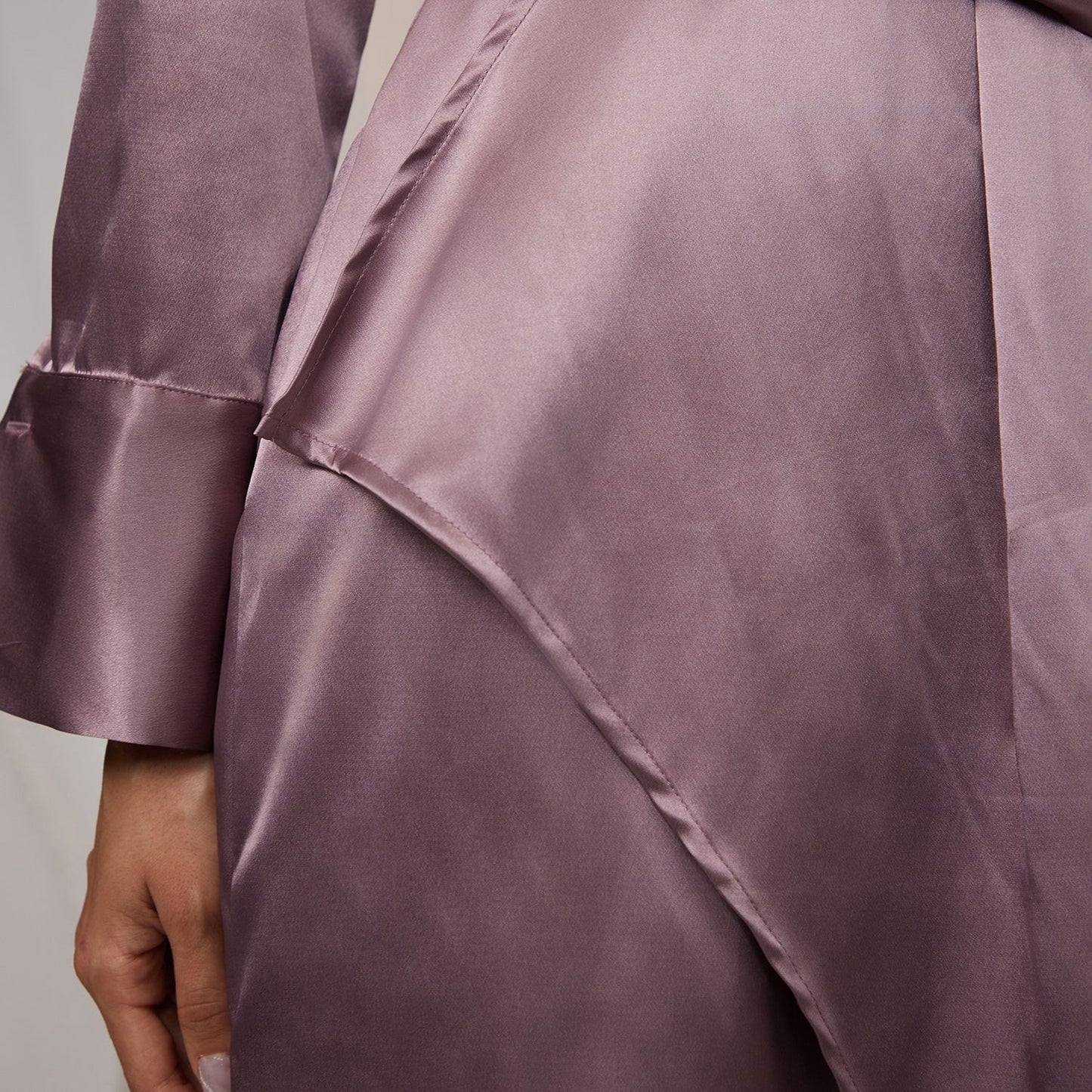 Draped Shirt Dress