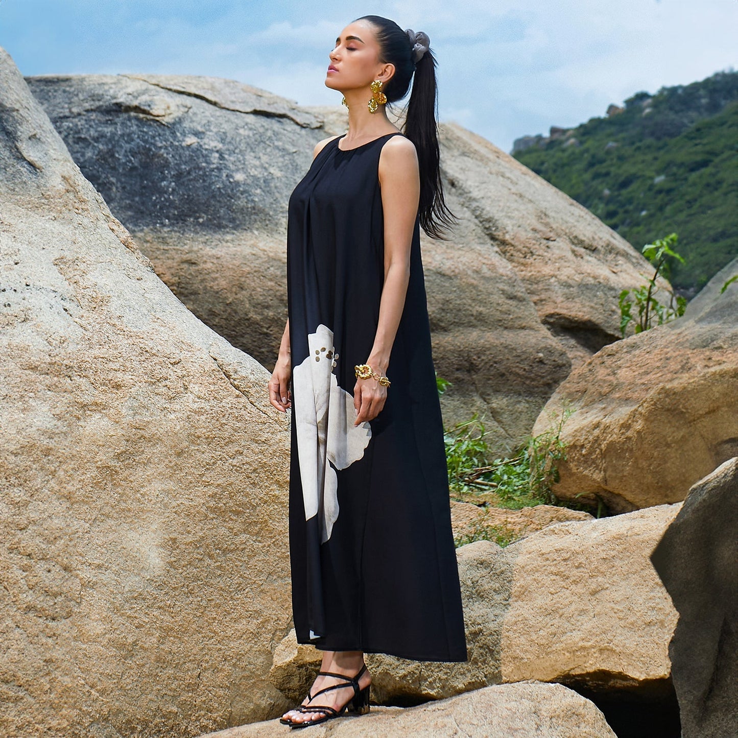 Hibiscus Maxi Dress