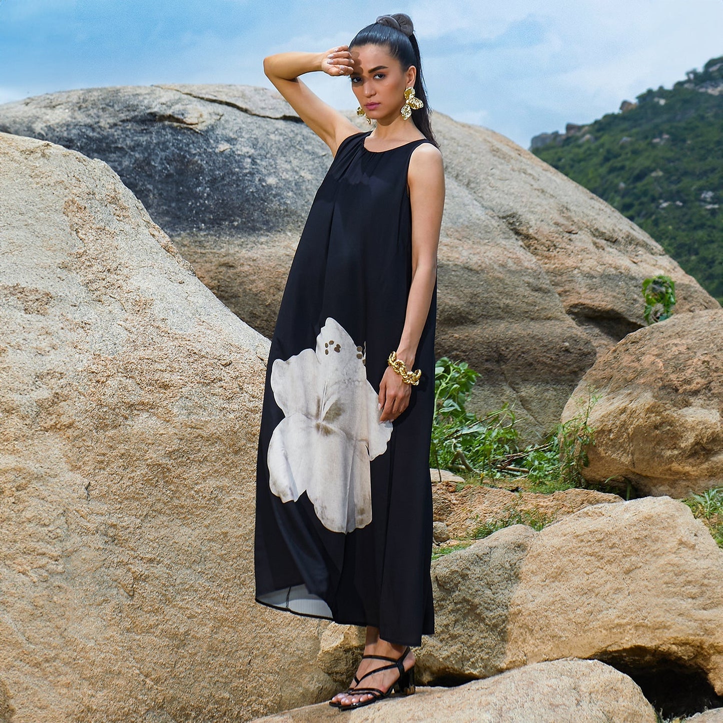 Hibiscus Maxi Dress