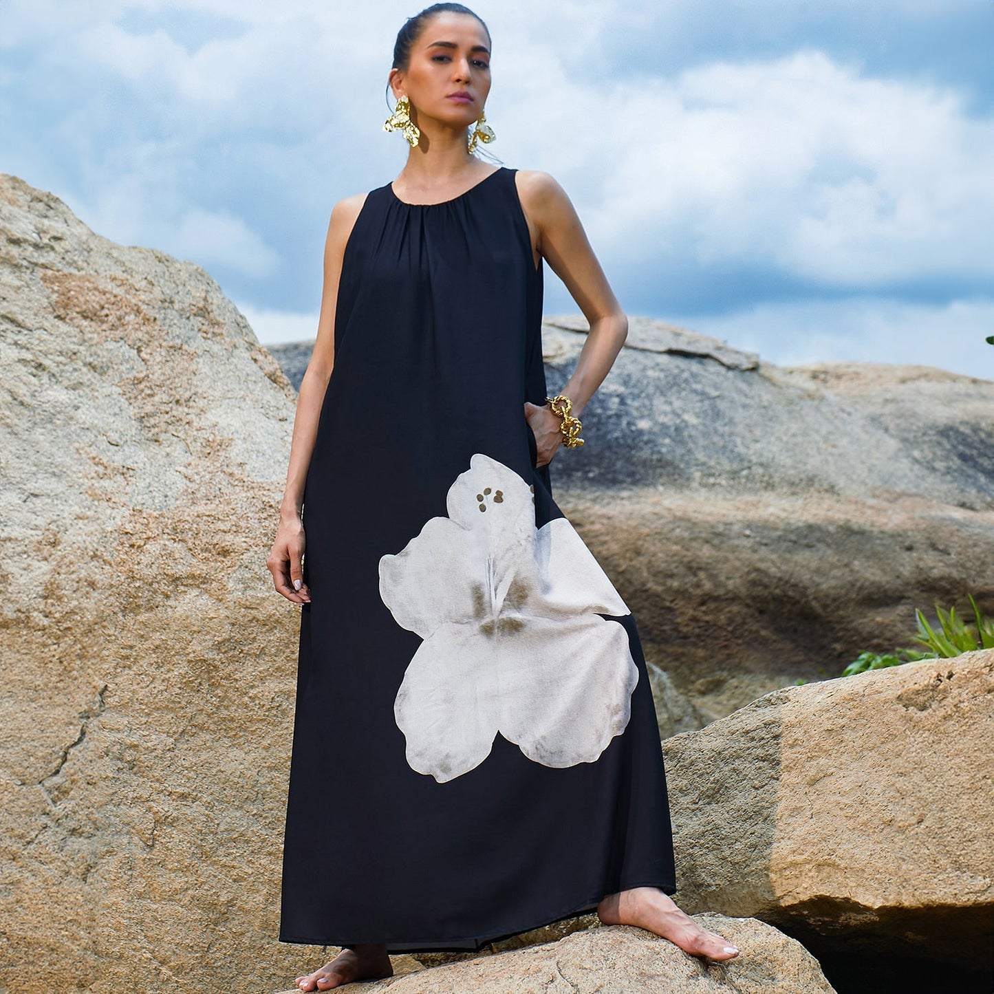 Hibiscus Maxi Dress