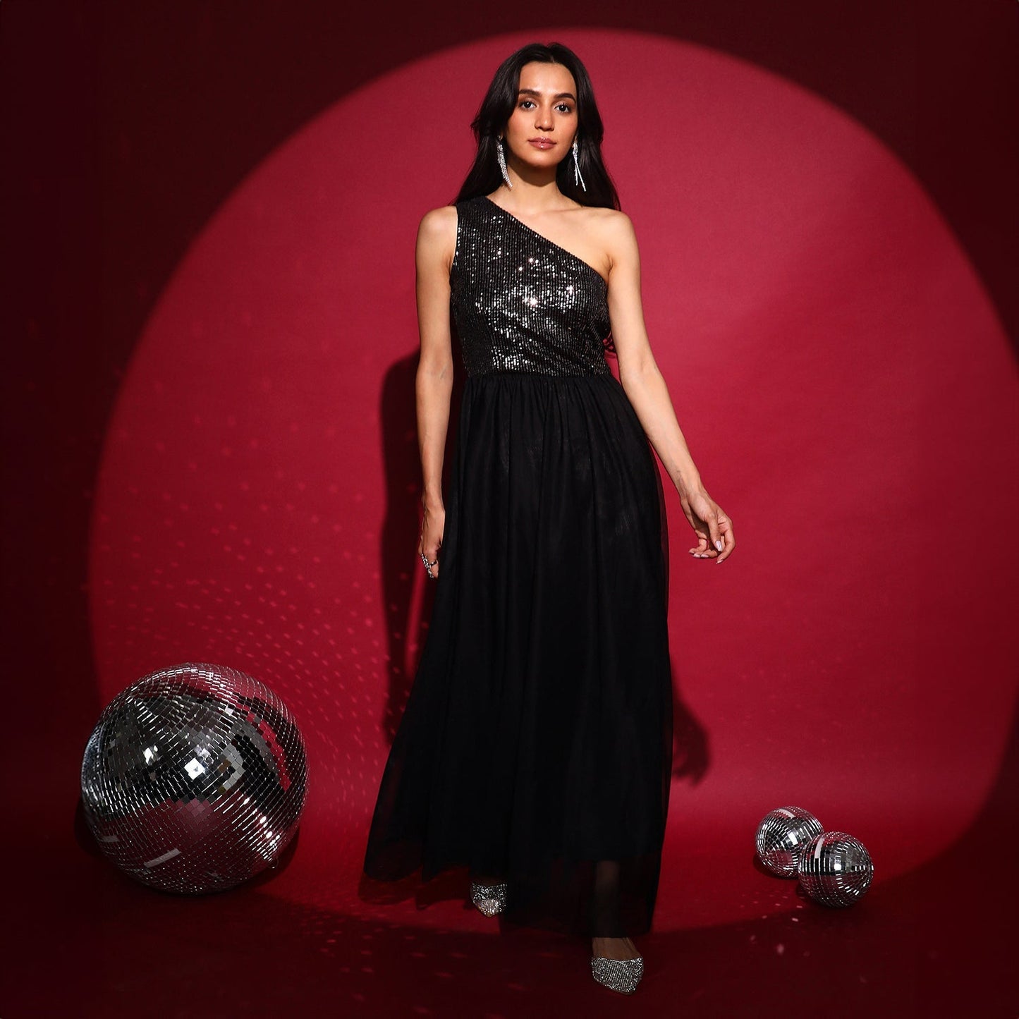 Sequin Maxi Dress