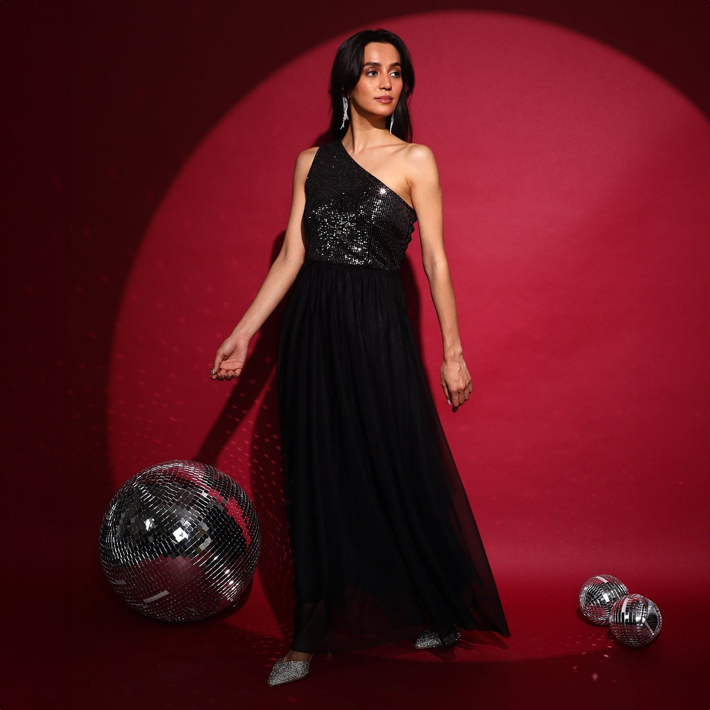Sequin Maxi Dress