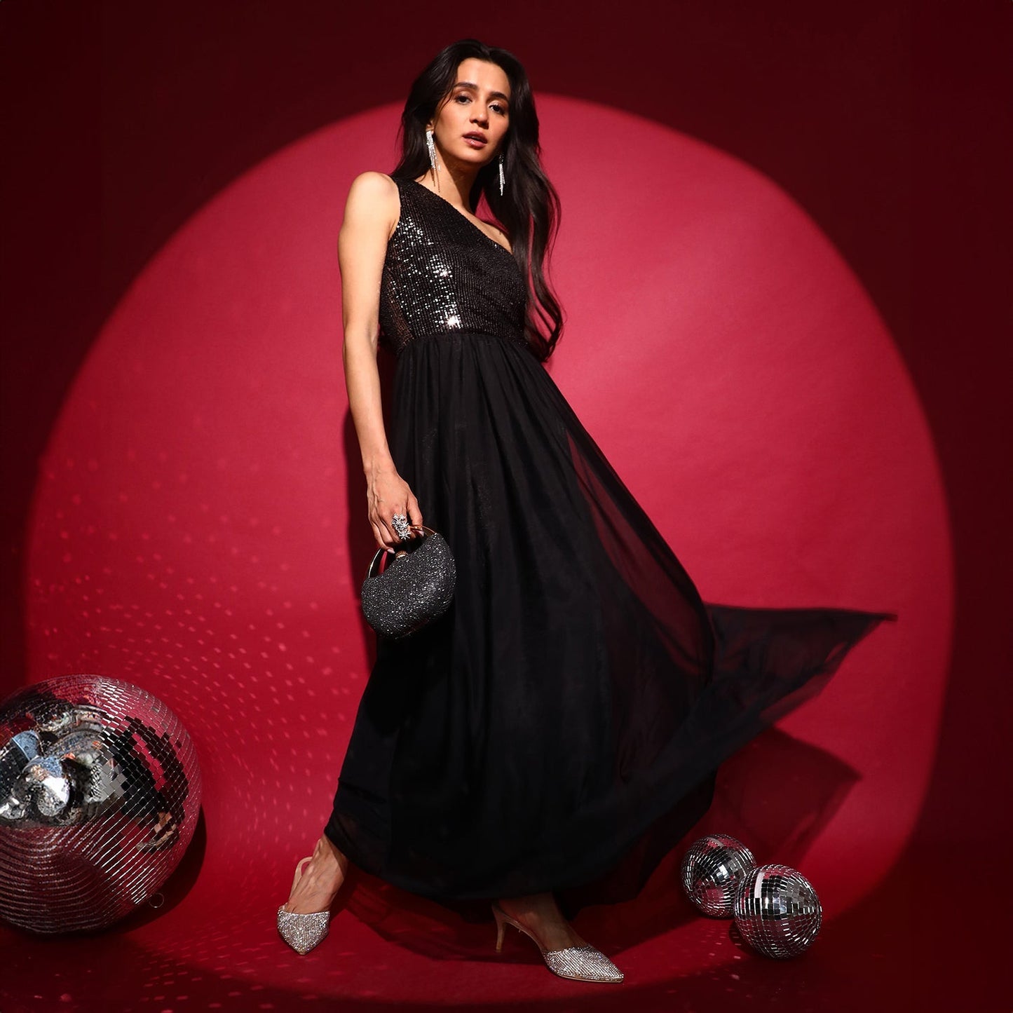 Sequin Maxi Dress