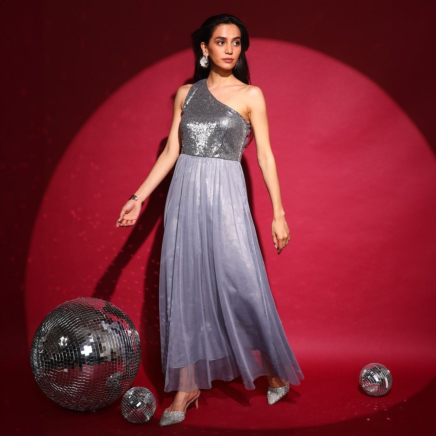 Sequin Maxi Dress