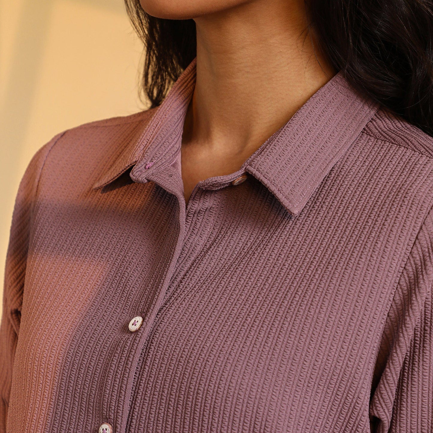 Ribbed Striped Shirt