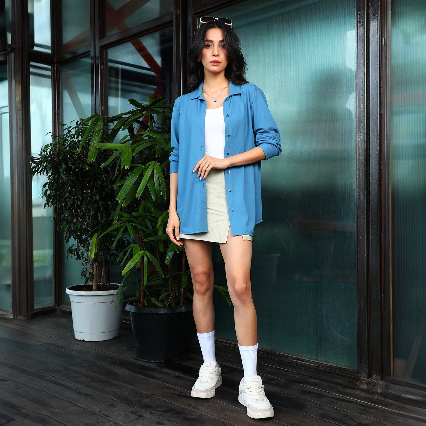 Solid Boxy Shirt
