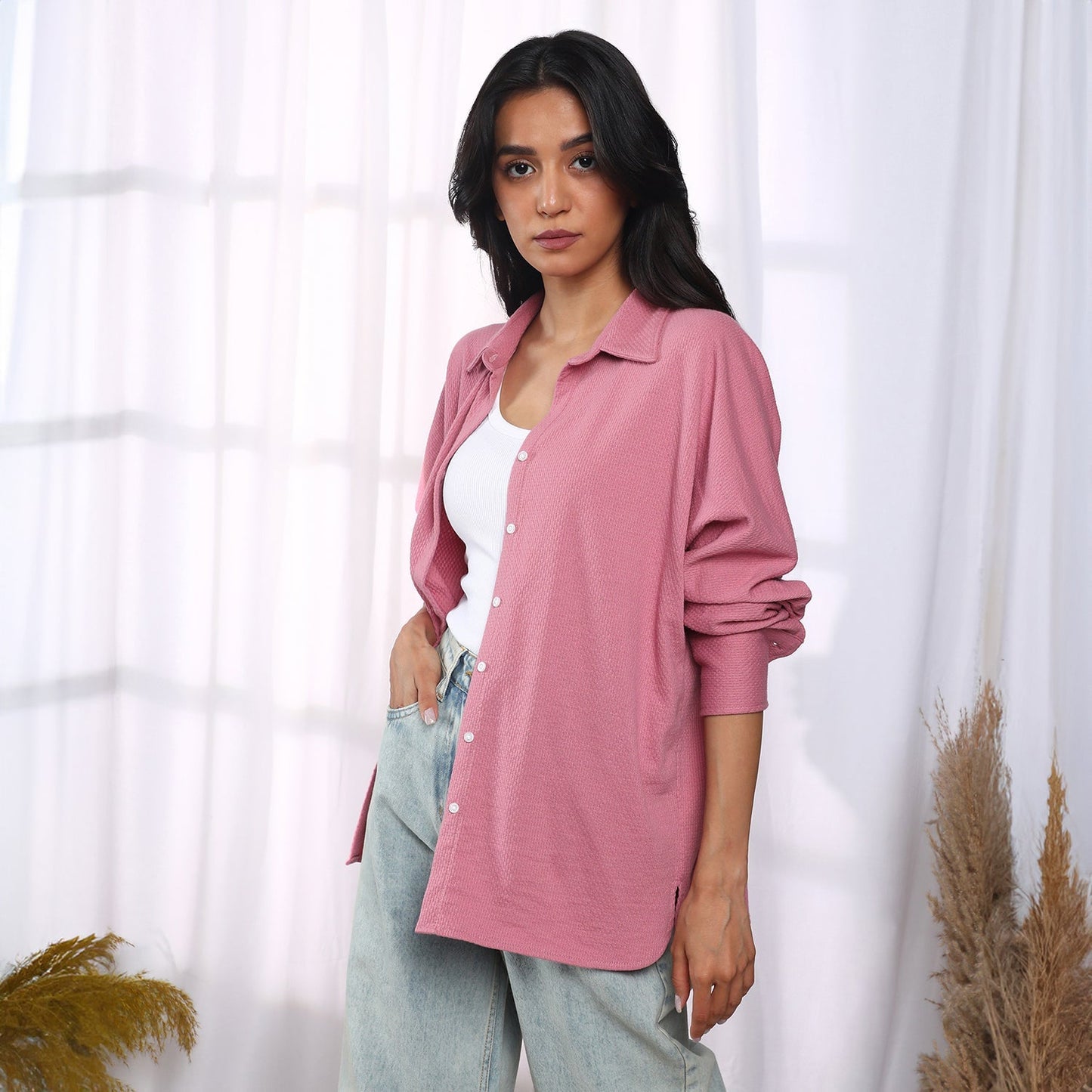 Solid Woven Shirt