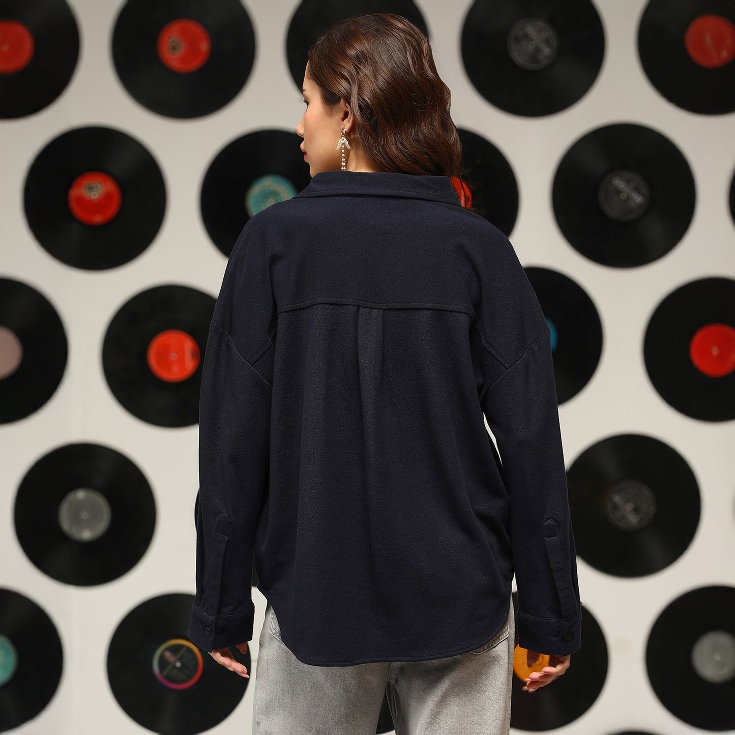 Solid Oversized Shirt