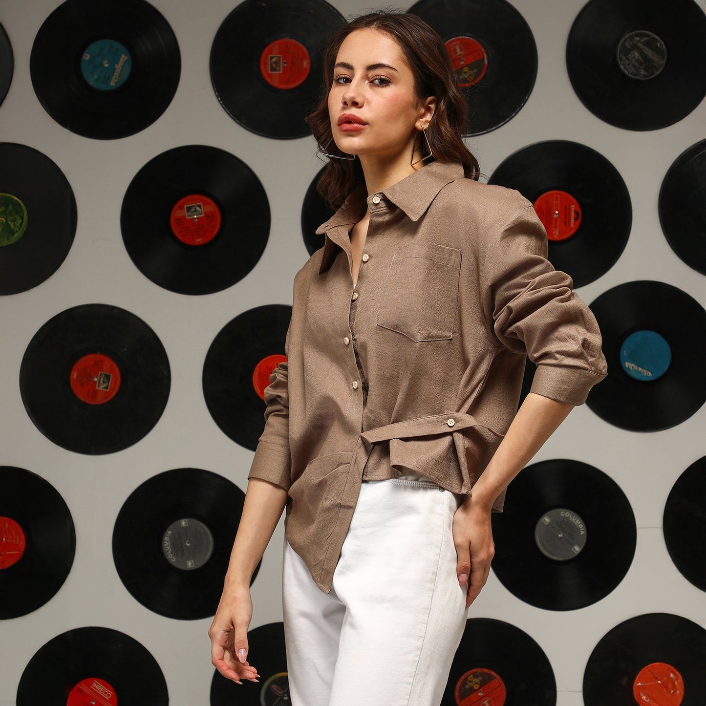 Solid Wrap Shirt