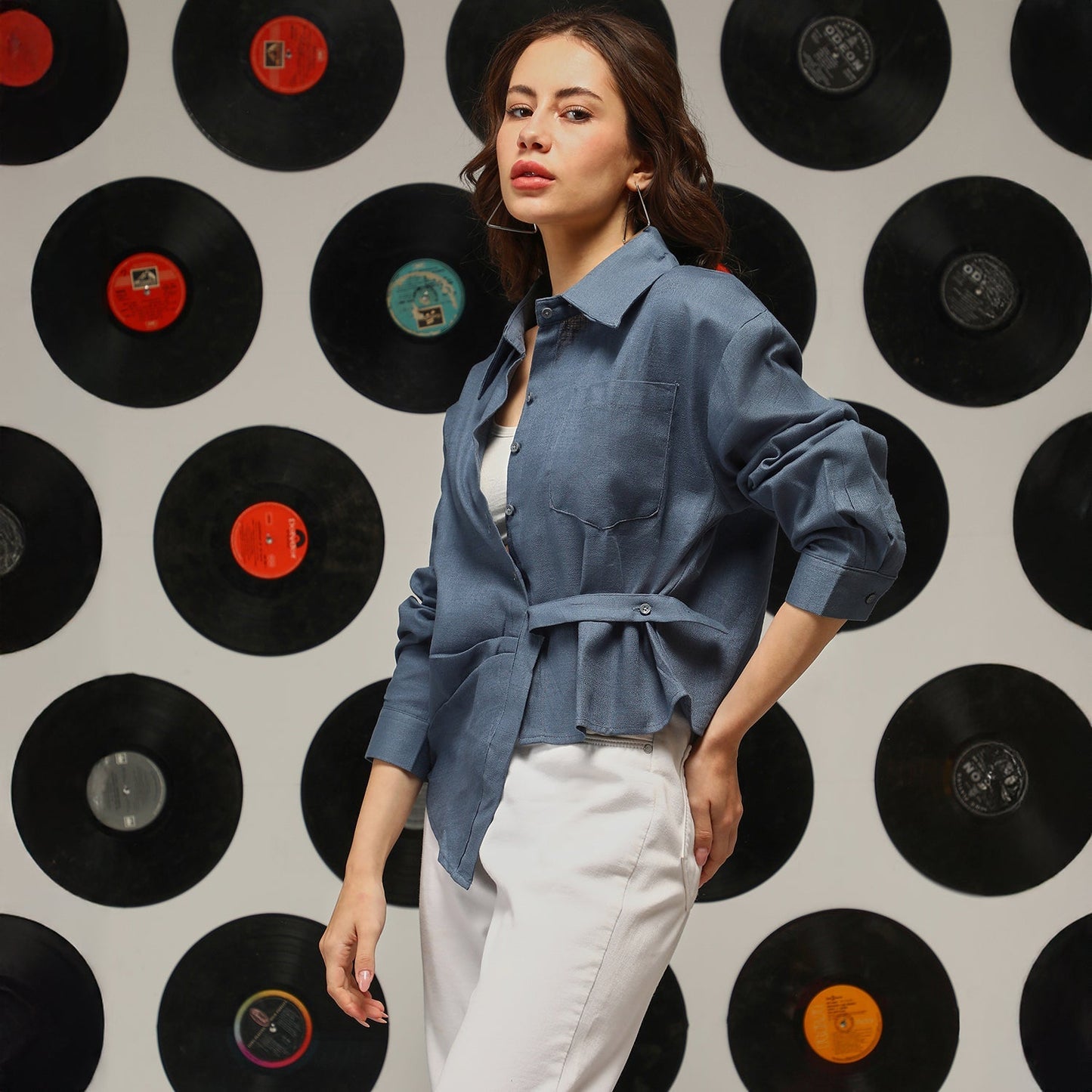 Solid Wrap Shirt