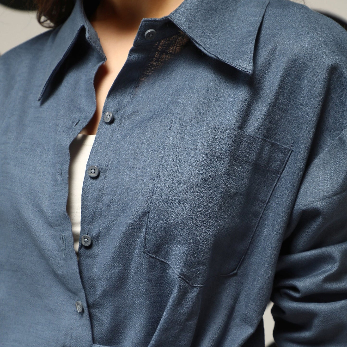 Solid Wrap Shirt