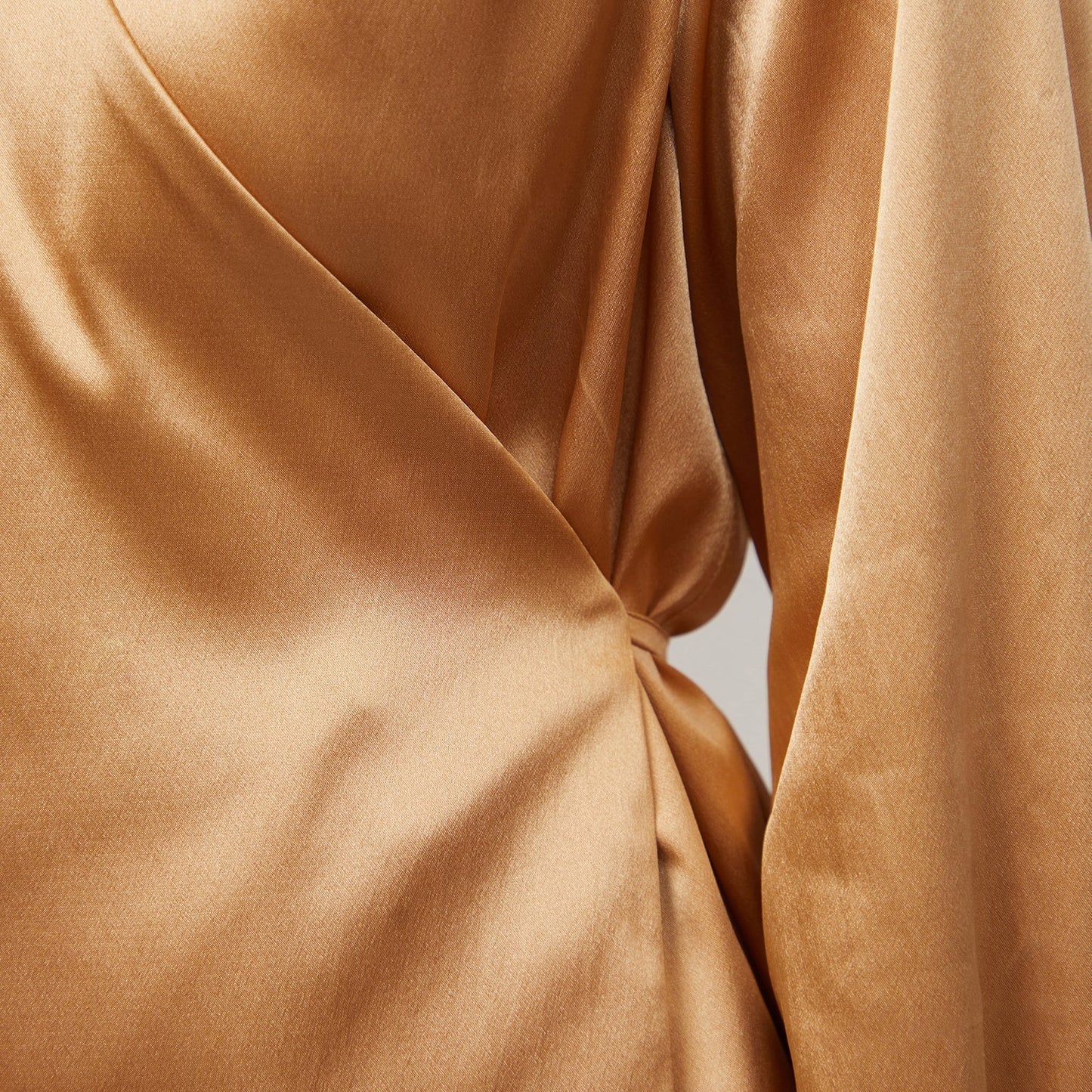 Satin Wrap Top
