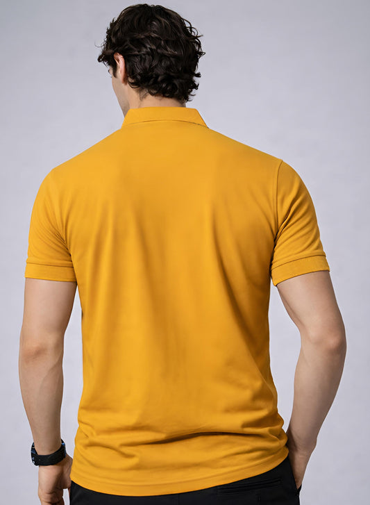 Adro Mustard Polo Tshirt for Men