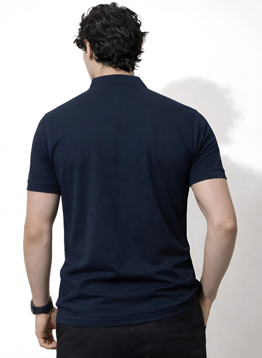Adro Navy Polo Tshirt for Men