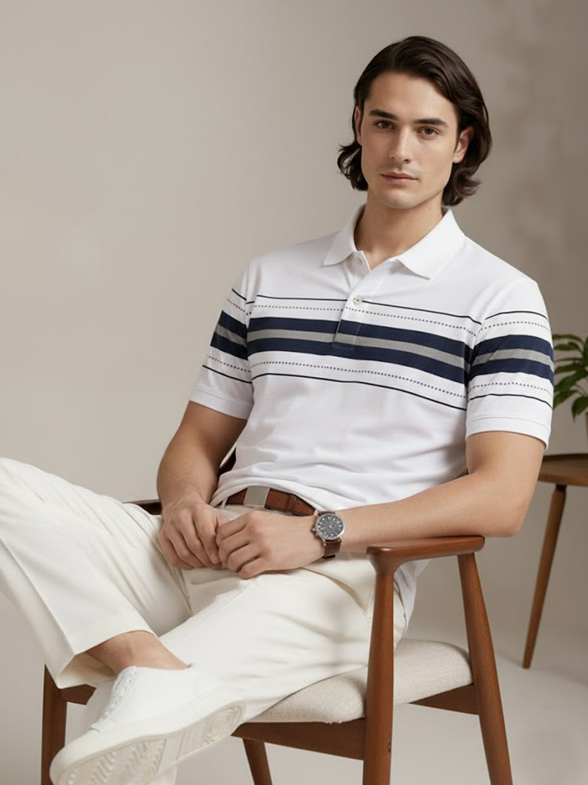 Adro Cotton Polo T Shirt for men