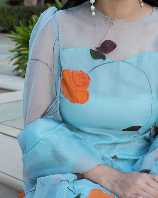 Sky Knight Organza Suit