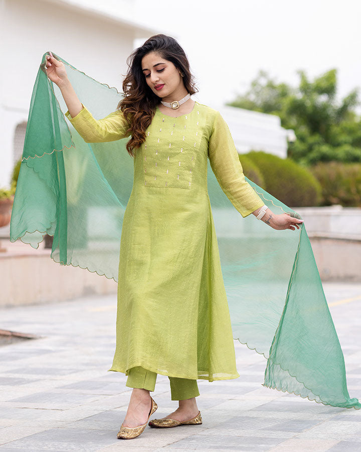 Green Tissue Suit