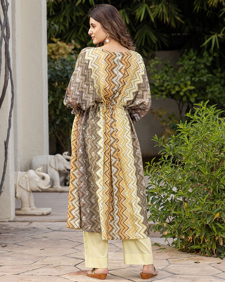 WANDER PRINTED KURTA SET