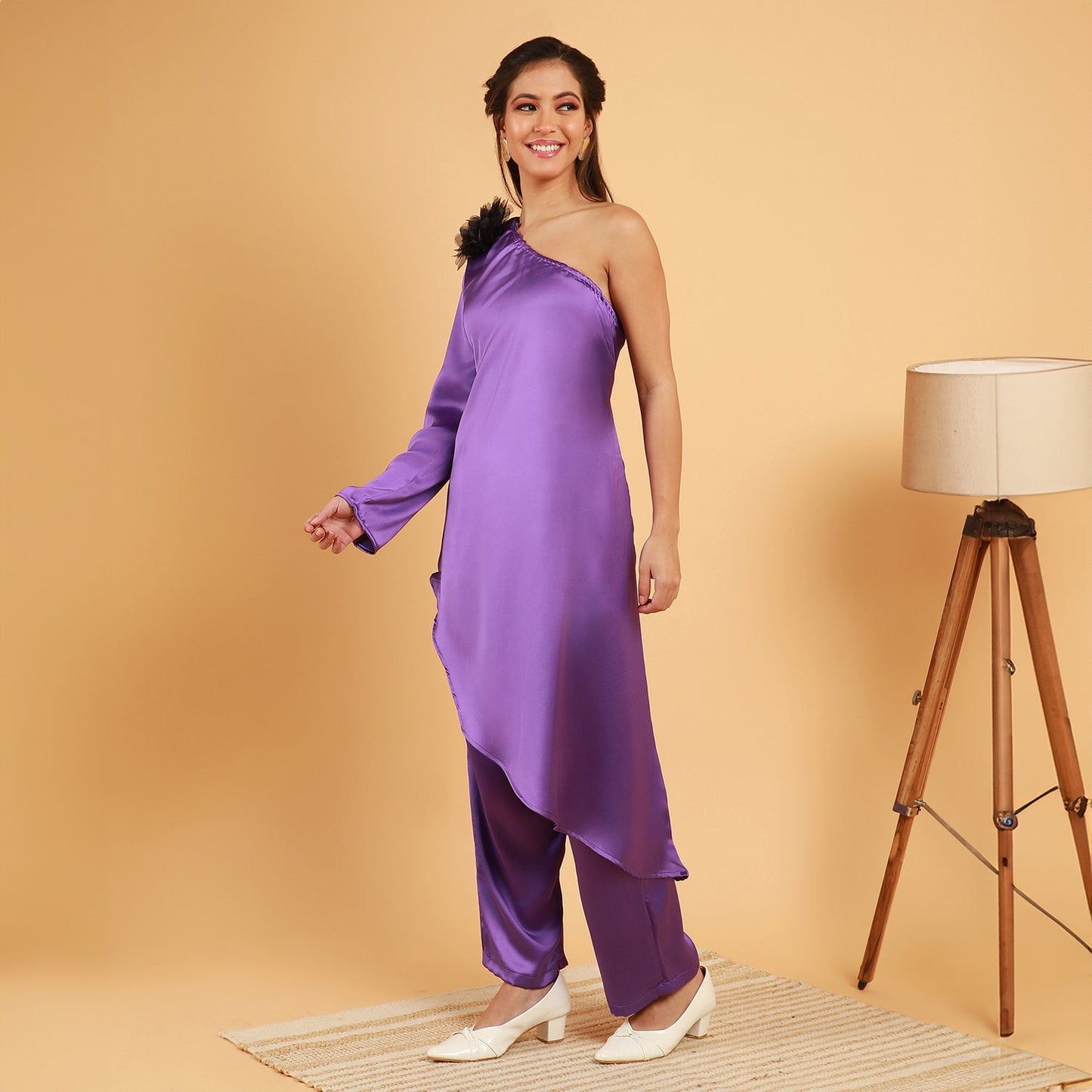Asymmetrical Flora Co-Ord Set