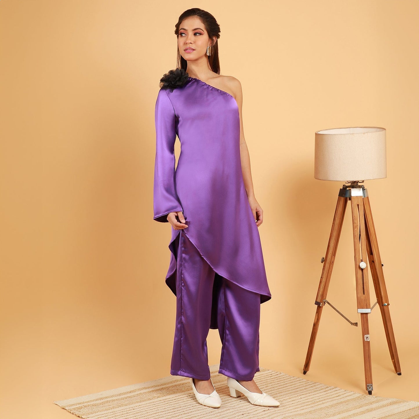 Asymmetrical Flora Co-Ord Set