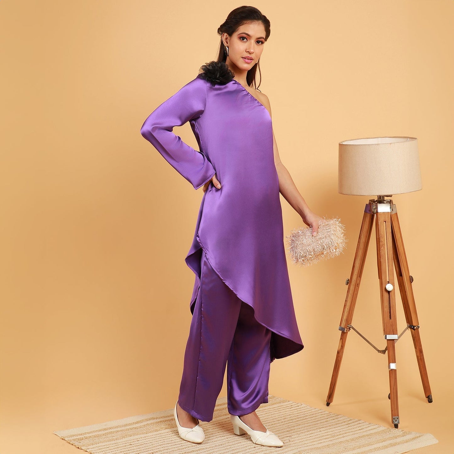 Asymmetrical Flora Co-Ord Set